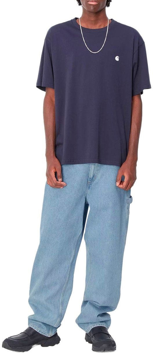 Carhartt CARHARTT WIP SINGLE KNEE STONE BLEACHED JEANS Blauw