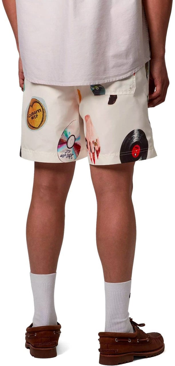 Carhartt CARHARTT WIP SLATER JACOB ROCHESTER WAX SWIM TRUNKS Wit