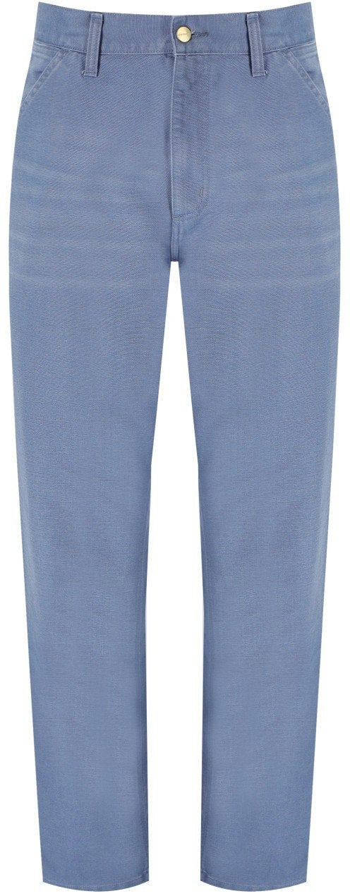 Carhartt CARHARTT WIP SINGLE KNEE BAY BLUE PANTS Lichtblauw