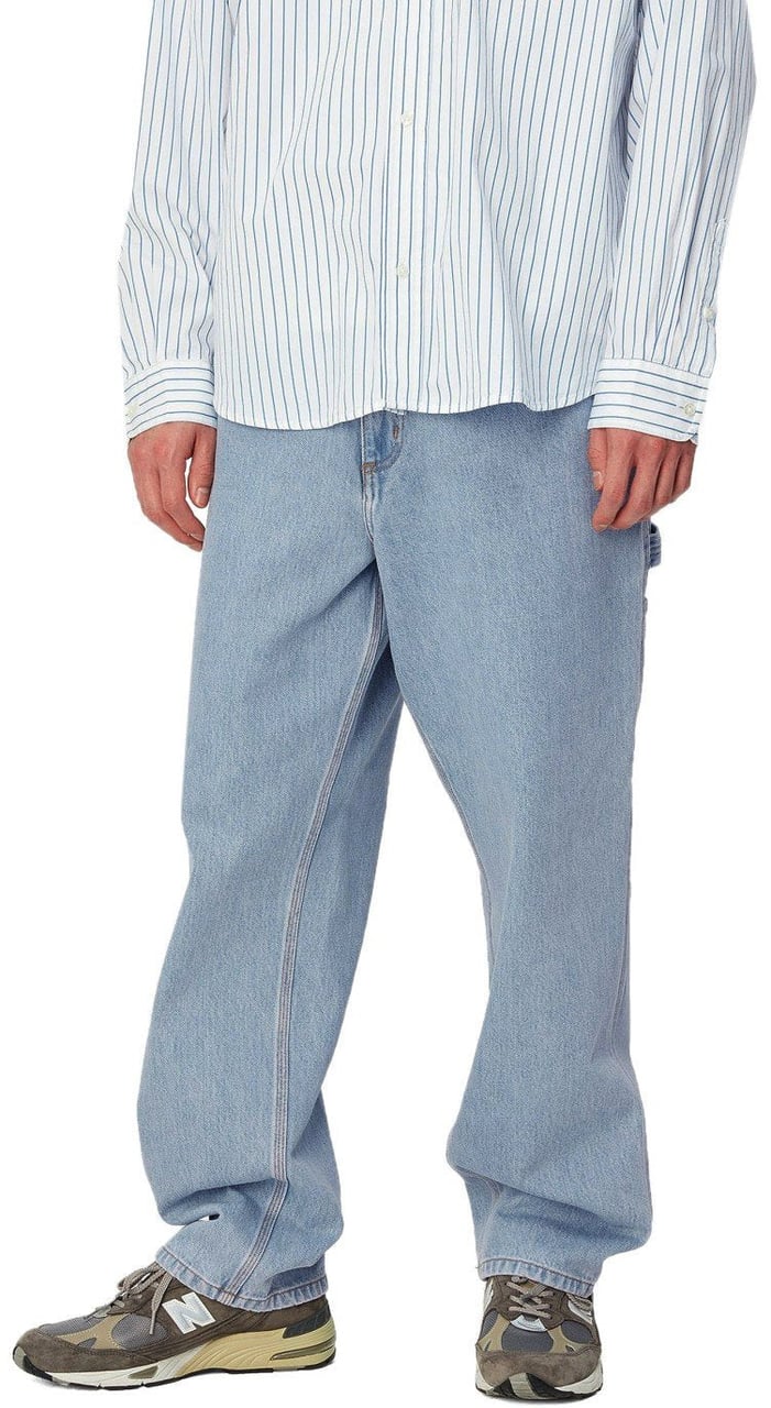 Carhartt CARHARTT WIP LIGHT BLUE SINGLE KNEE JEANS Lichtblauw