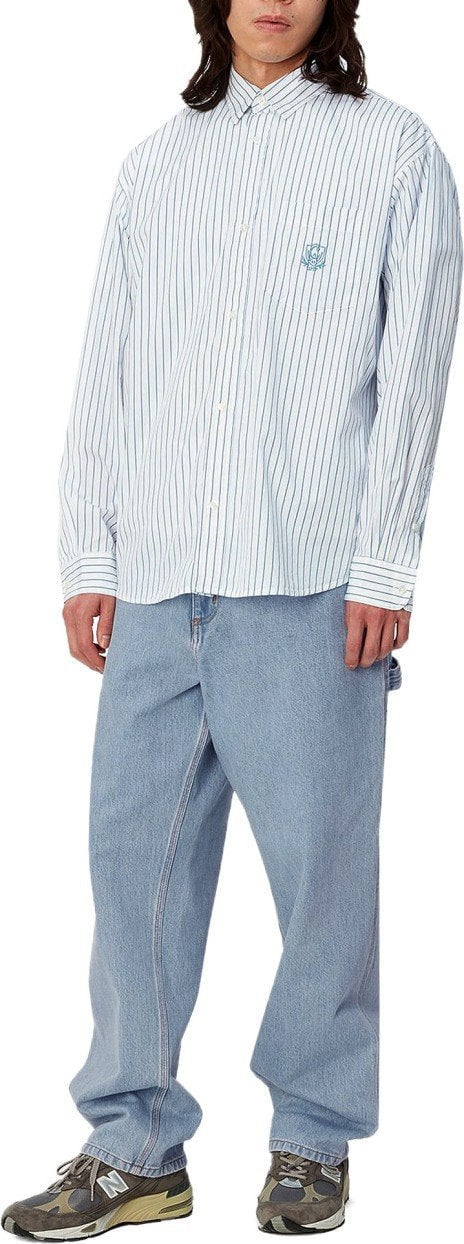 Carhartt CARHARTT WIP LIGHT BLUE SINGLE KNEE JEANS Lichtblauw