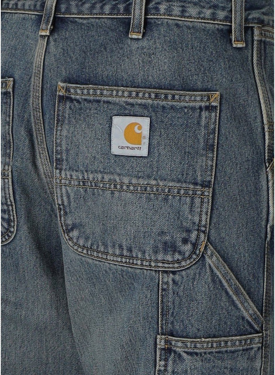 Carhartt CARHARTT WIP SINGLE KNEE WORN WASHED JEANS Blauw