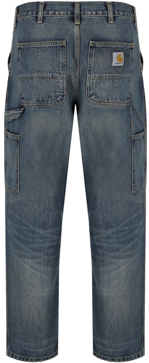 Carhartt CARHARTT WIP SINGLE KNEE WORN WASHED JEANS Blauw