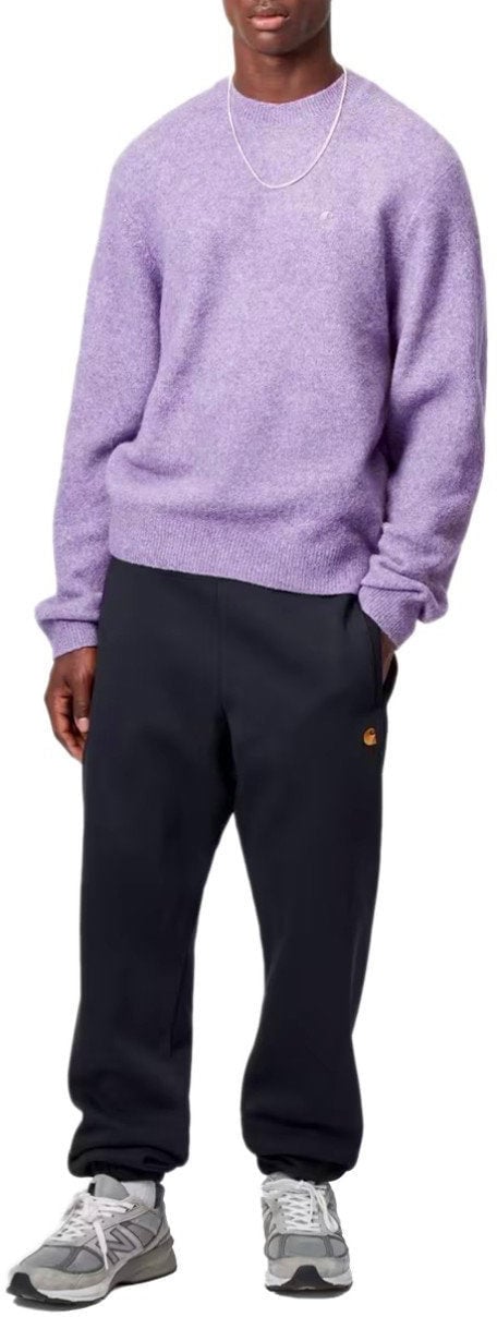 Carhartt CARHARTT WIP CHASE NAVY SWEAT PANTS Blauw