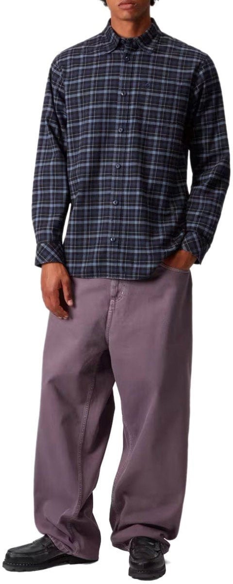 Carhartt CARHARTT WIP L/S WIDMARK CHECK SHIRT Blauw