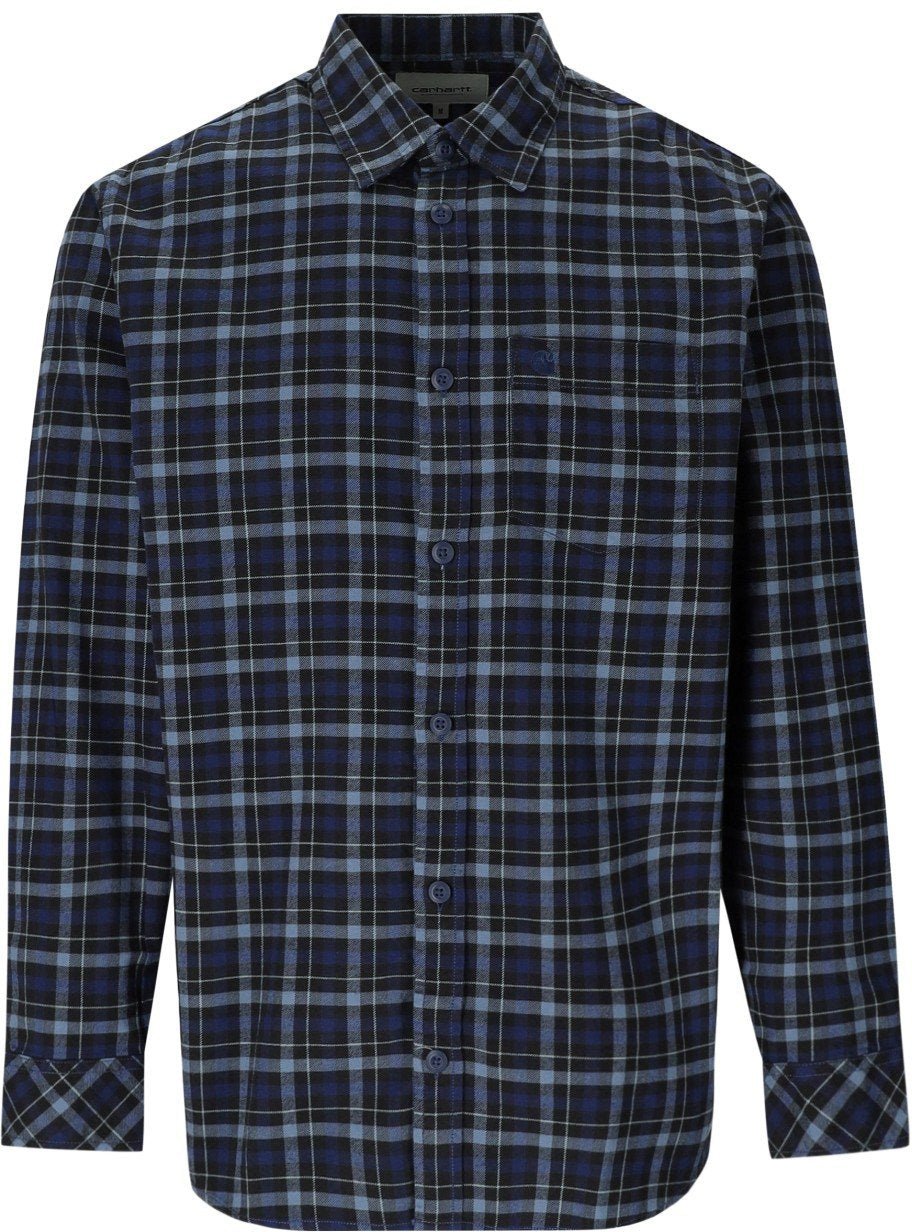 Carhartt CARHARTT WIP L/S WIDMARK CHECK SHIRT Blauw