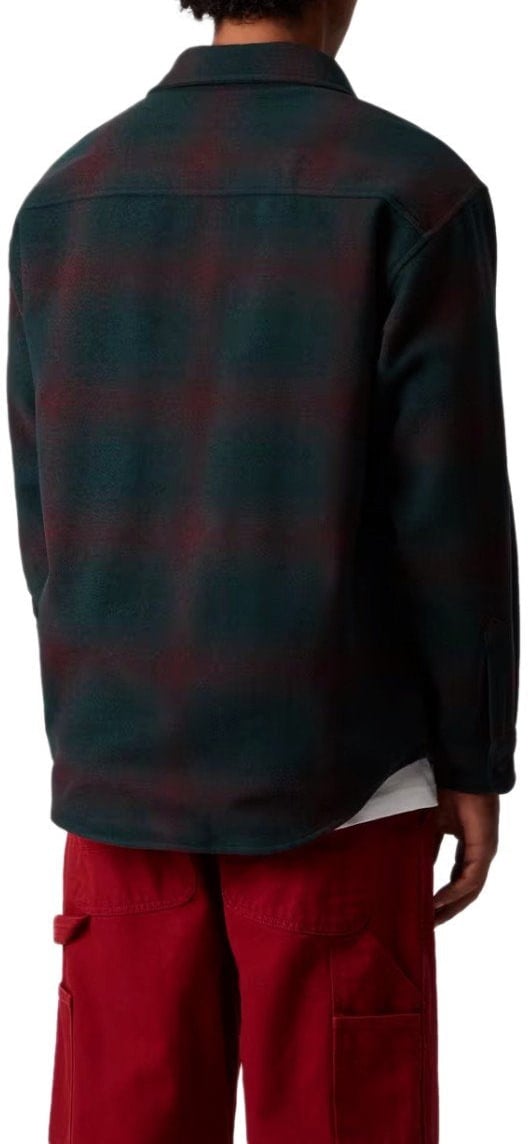 Carhartt CARHARTT WIP BRENNAN CHECK TEAL SHIRT JACKET Groen