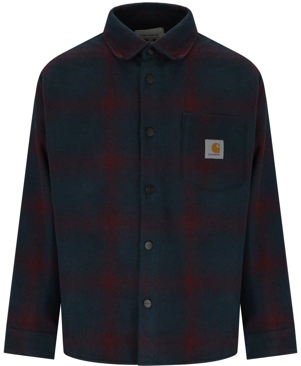 Carhartt CARHARTT WIP BRENNAN CHECK TEAL SHIRT JACKET Groen