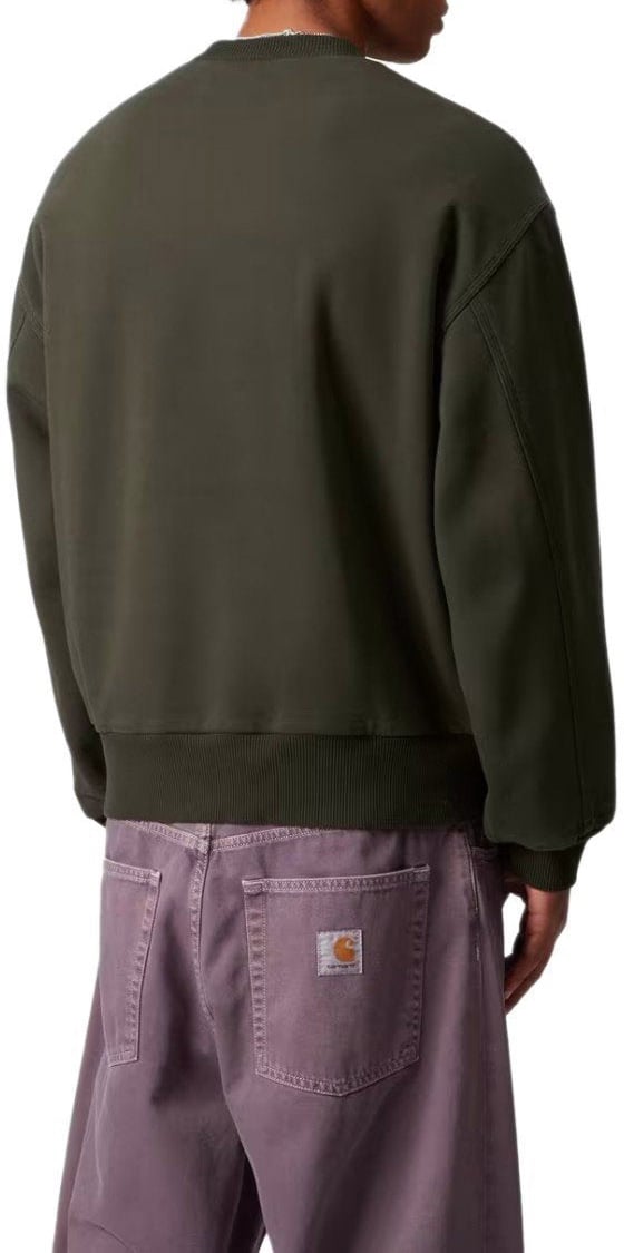 Carhartt CARHARTT WIP DETROIT OLIVE SWEATSHIRT Groen