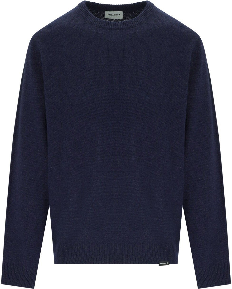 Carhartt CARHARTT WIP ALTEN DEEP NIGHT CREWNECK SWEATER Blauw