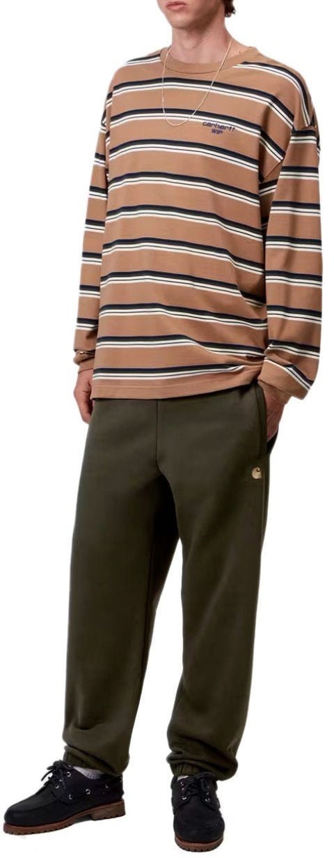 Carhartt CARHARTT WIP CHASE OLIVE SWEATPANTS Groen