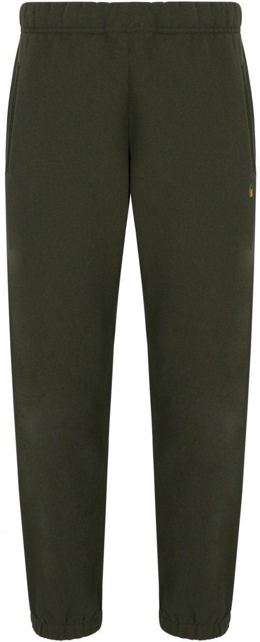 Carhartt CARHARTT WIP CHASE OLIVE SWEATPANTS Groen
