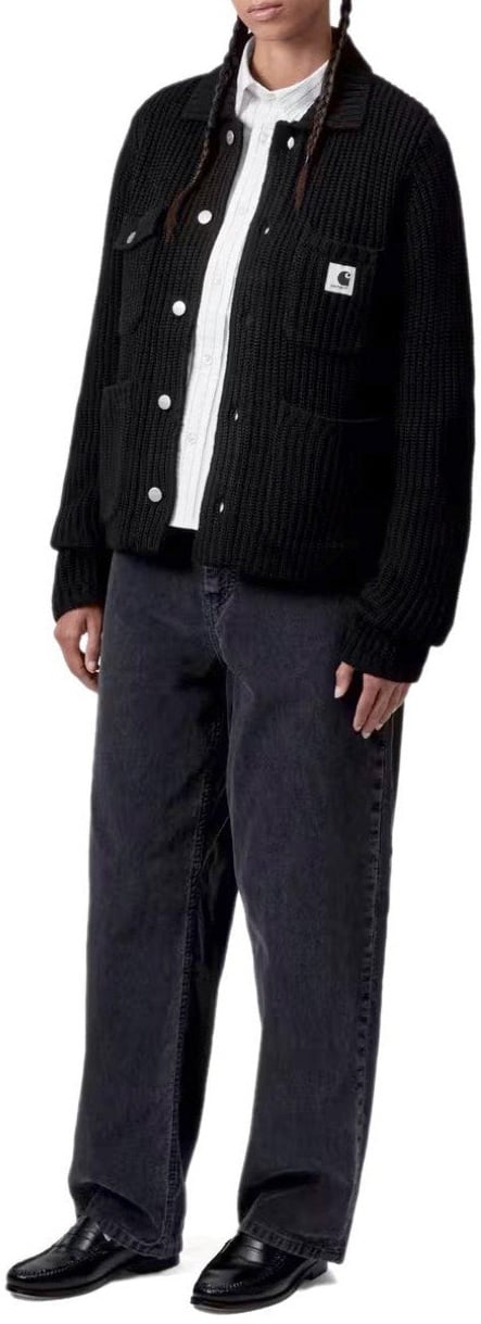 CARHARTT WIP W' MICHIGAN CARDIGAN Zwart