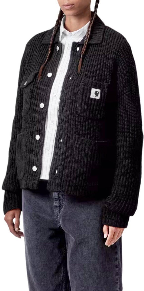 CARHARTT WIP W' MICHIGAN CARDIGAN Zwart