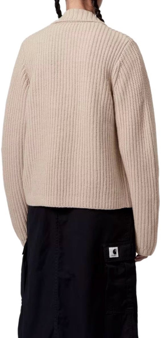 Carhartt CARHARTT WIP W' MICHIGAN FLEUR DE SEL CARDIGAN Beige