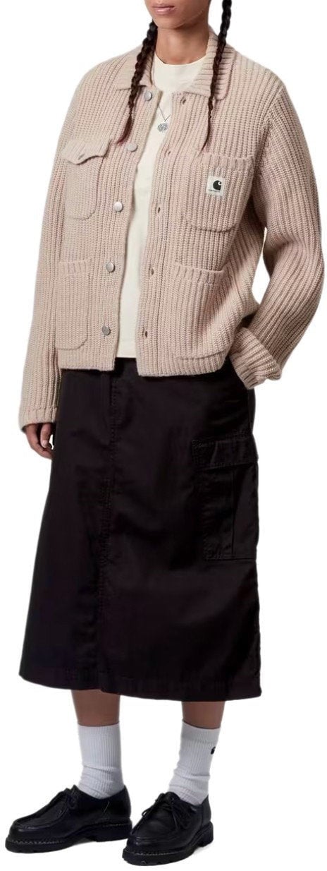 Carhartt CARHARTT WIP W' MICHIGAN FLEUR DE SEL CARDIGAN Beige