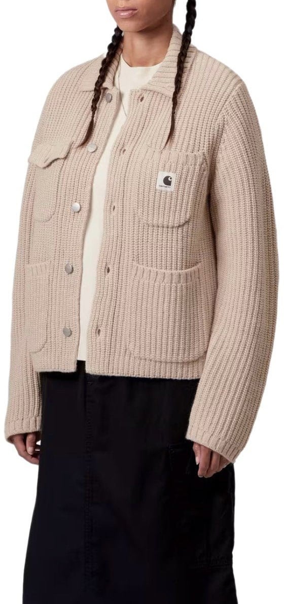 Carhartt CARHARTT WIP W' MICHIGAN FLEUR DE SEL CARDIGAN Beige