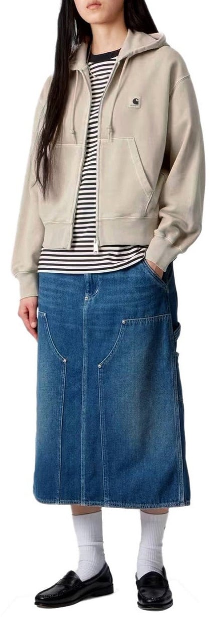 Carhartt CARHARTT WIP W' NELSON FLEUR DE SEL HOODIE Beige