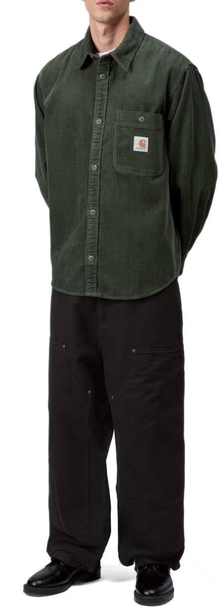 Carhartt CARHARTT WIP L/S FLINT OPUNTIA SHIRT Groen