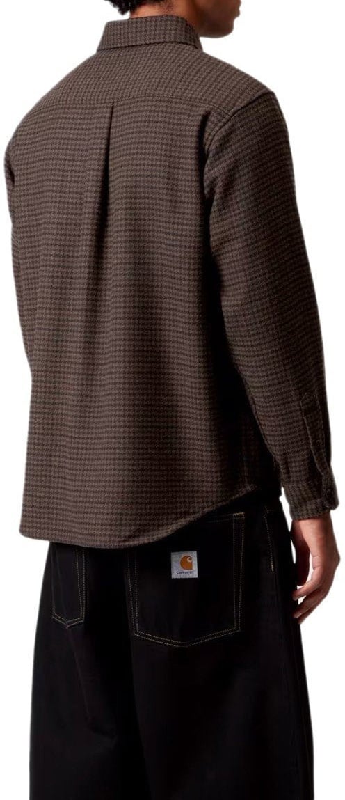 Carhartt CARHARTT WIP L/S LOWIS VITOLA HEATHER SHIRT Bruin