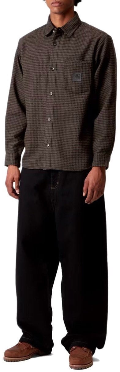 Carhartt CARHARTT WIP L/S LOWIS VITOLA HEATHER SHIRT Bruin