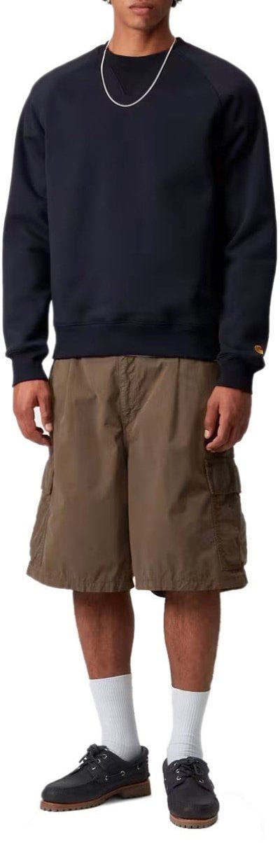 Carhartt CARHARTT WIP CHASE NAVY SWEATSHIRT Blauw