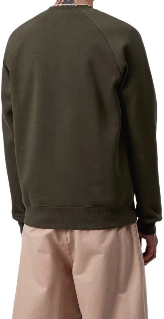 Carhartt CARHARTT WIP CHASE OLIVE SWEATSHIRT Groen