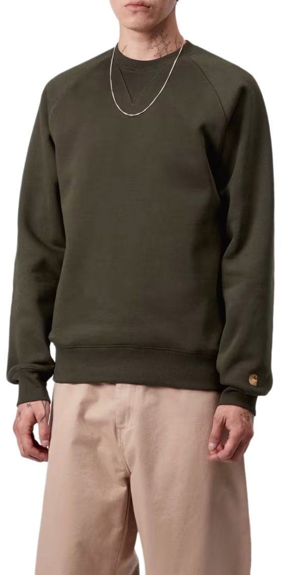 Carhartt CARHARTT WIP CHASE OLIVE SWEATSHIRT Groen