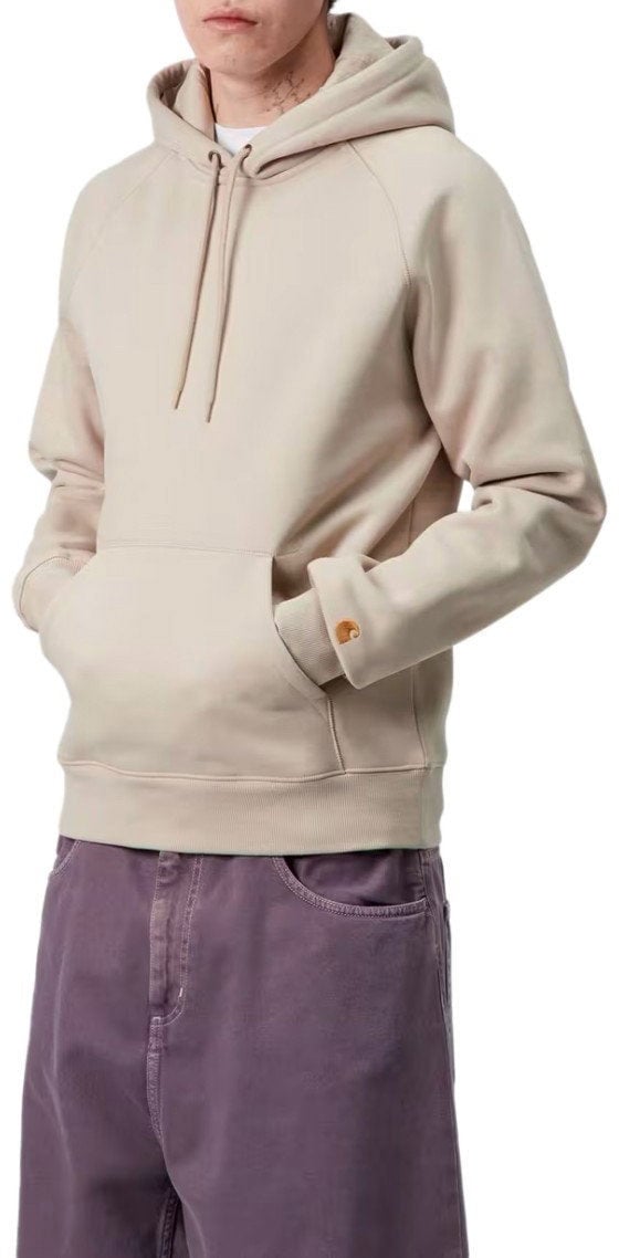 Carhartt CARHARTT WIP CHASE FLEUR DE SEL HOODIE Beige