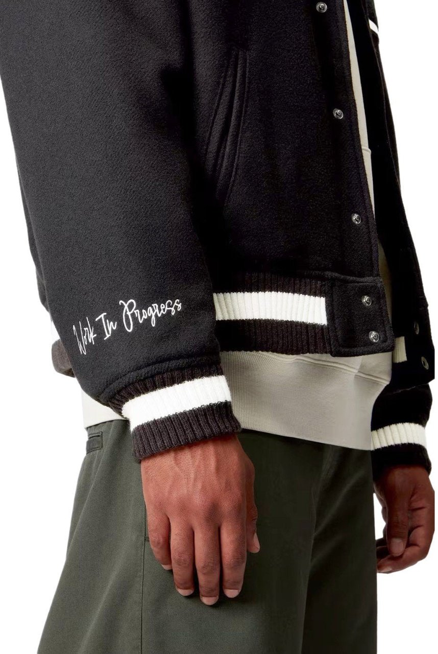 Carhartt CARHARTT WIP WORLD CLASS VARSITY JACKET Zwart