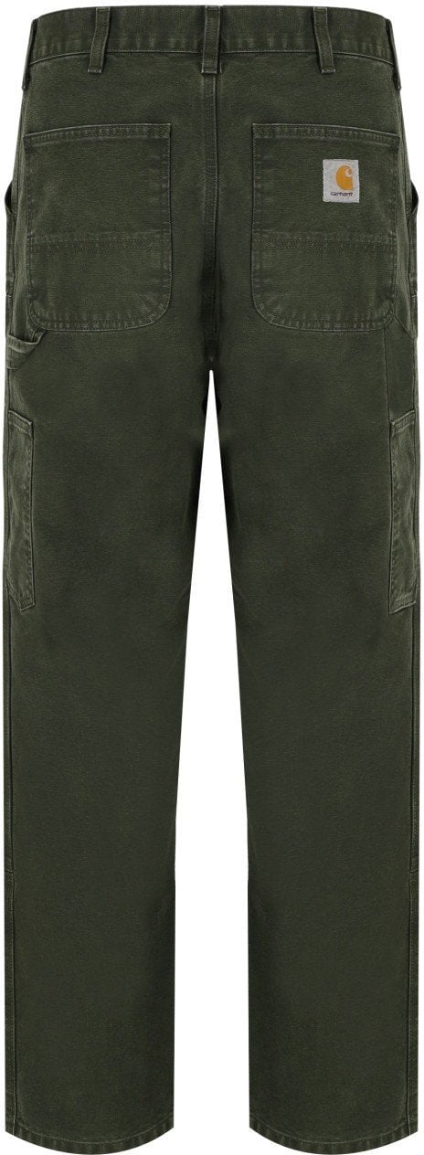 Carhartt CARHARTT WIP DOUBLE KNEE OLIVE PANTS Groen