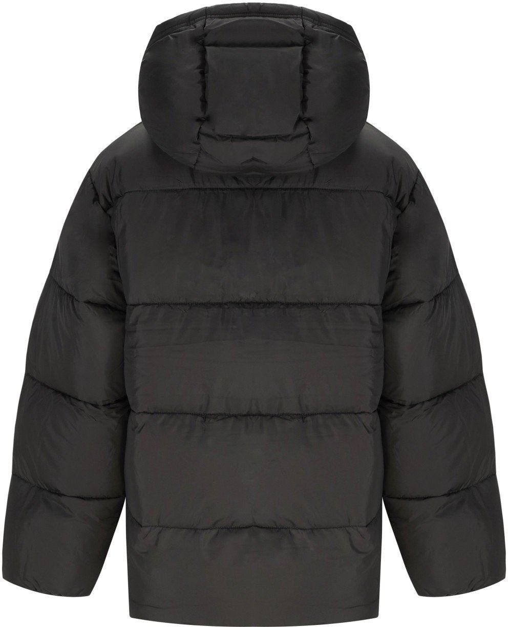 Carhartt CARHARTT WIP TORONTO CAMO DUCK HOODED PADDED JACKET Zwart