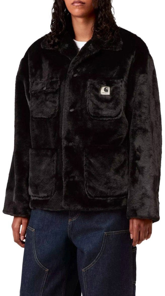 Carhartt CARHARTT WIP W' OLNEY MICHIGAN BLACK JACKET Blauw