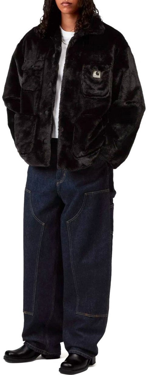 Carhartt CARHARTT WIP W' OLNEY MICHIGAN BLACK JACKET Blauw