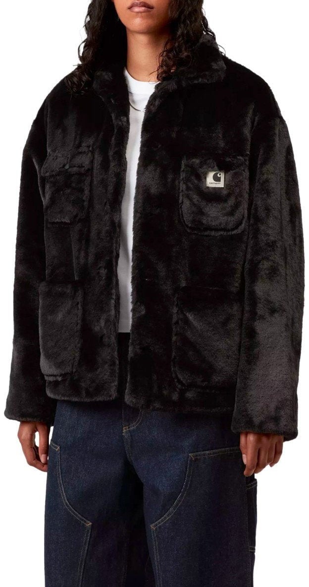 Carhartt CARHARTT WIP W' OLNEY MICHIGAN BLACK JACKET Blauw