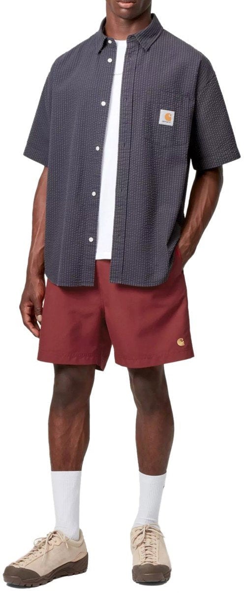 Carhartt CARHARTT WIP CHASE OXIDE SWIM TRUNKS Rood