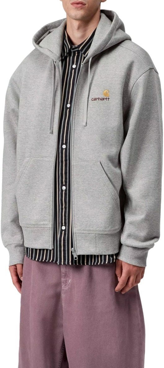 Carhartt CARHARTT WIP AMERICAN SCRIPT GREY HOODIE Grijs