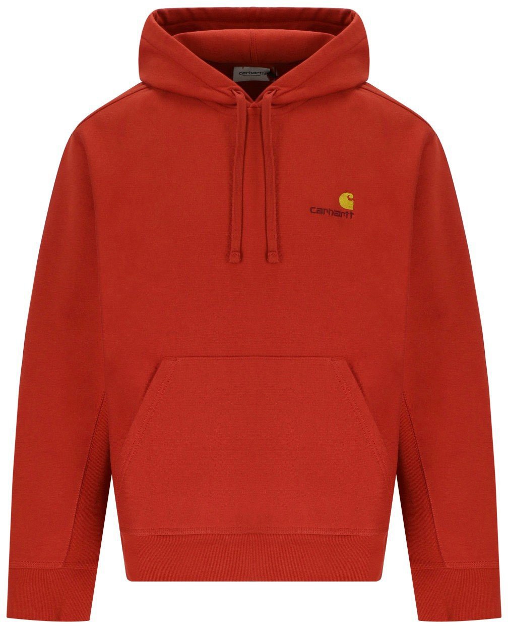 Carhartt CARHARTT WIP AMERICAN SCRIPT OXIDE HOODIE Rood