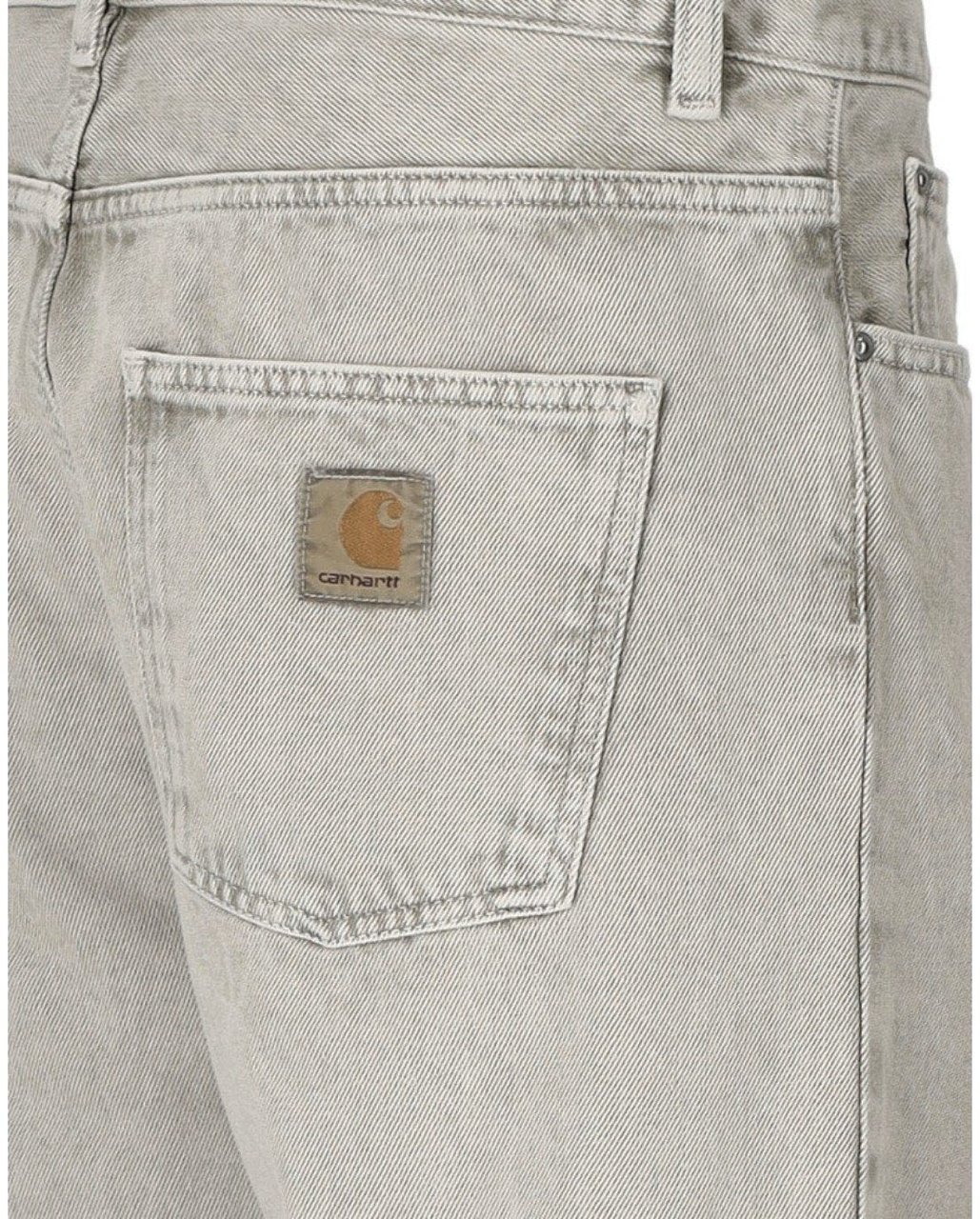Carhartt CARHARTT WIP NEWEL OPUNTIA CHALK WASH JEANS Grijs