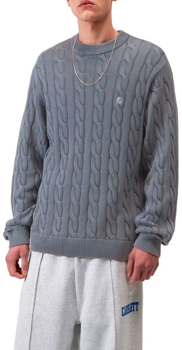 Carhartt CARHARTT WIP CARTER COZY CREWNECK SWEATER Blauw