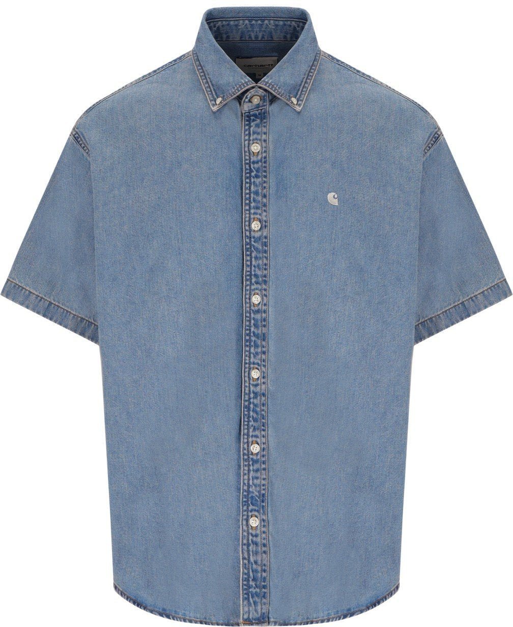 Carhartt CARHARTT WIP S/S LUCAS DENIM SHIRT Blauw