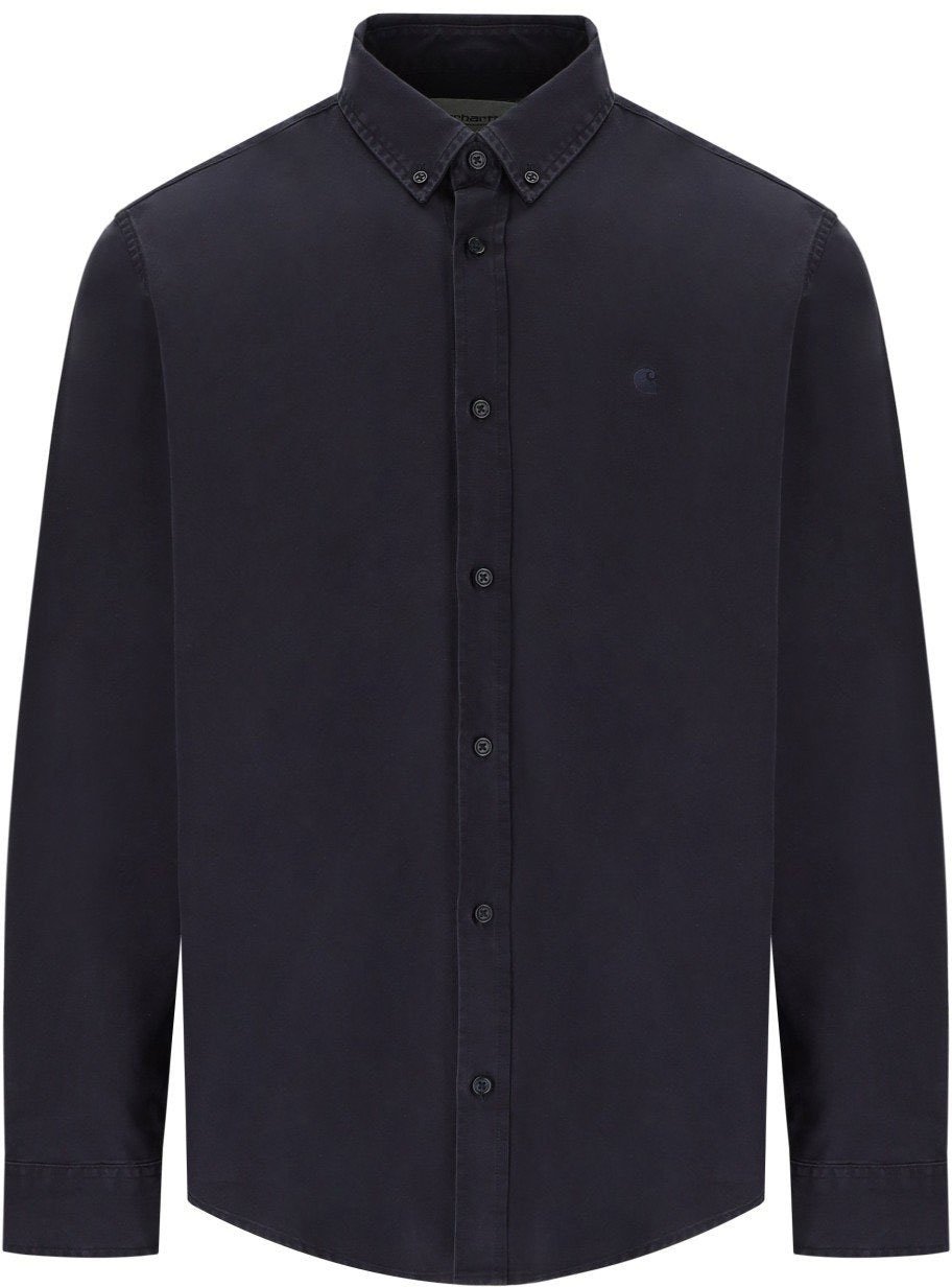 Carhartt CARHARTT WIP L/S BOLTON DARK NAVY SHIRT Blauw