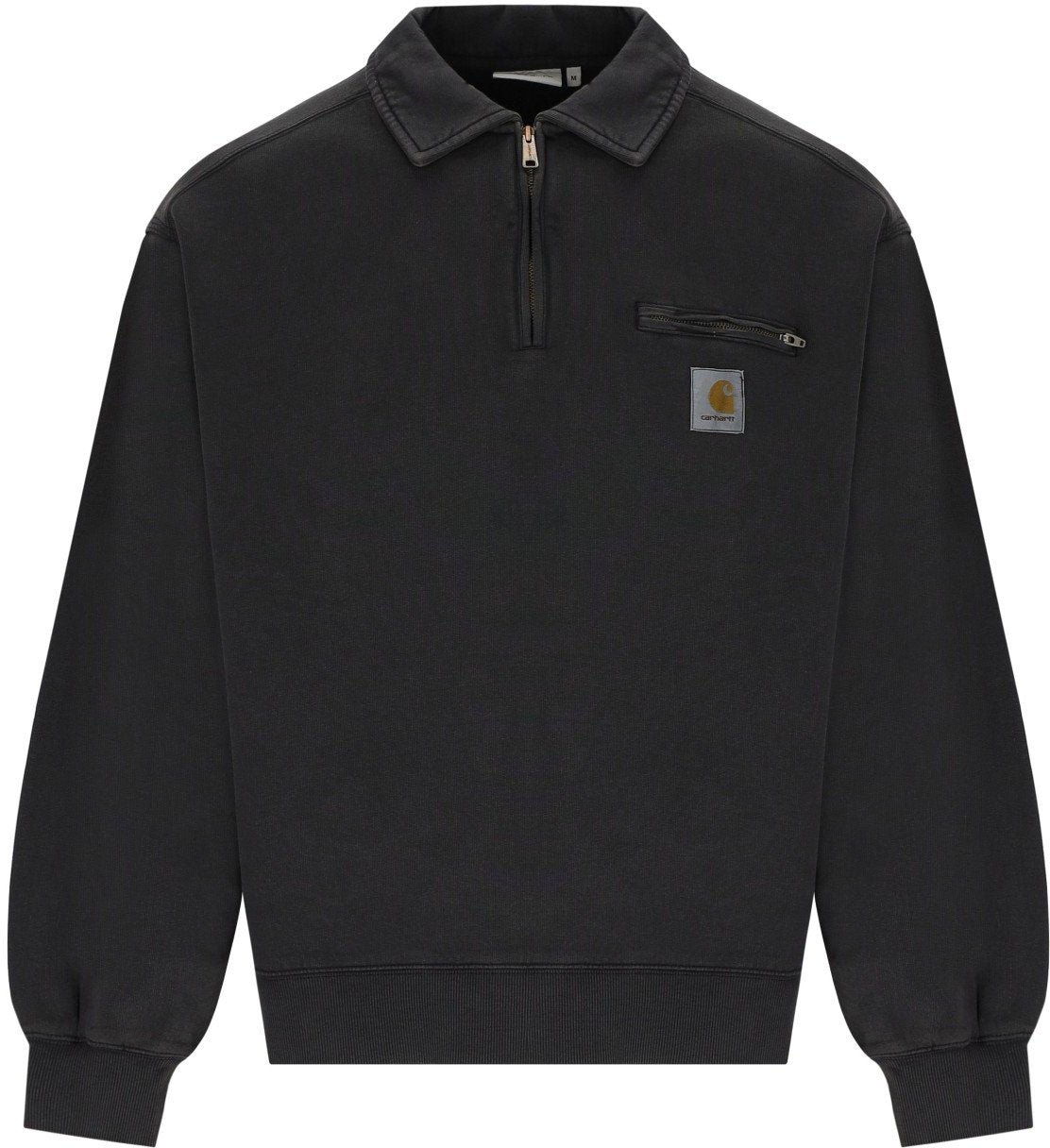 CARHARTT WIP DETROIT HALF ZIP SWEATSHIRT Zwart