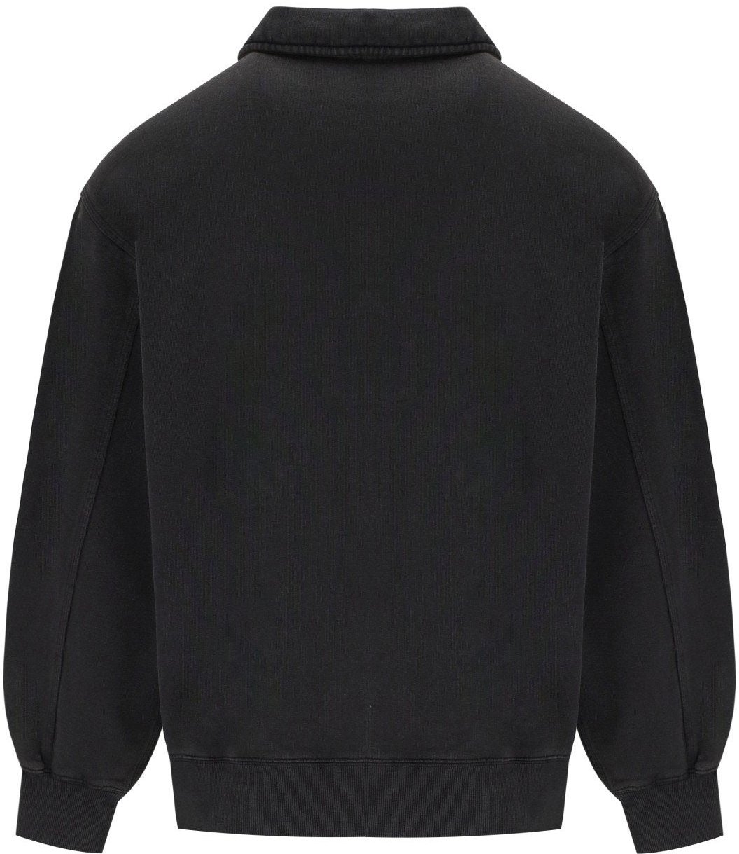 CARHARTT WIP DETROIT HALF ZIP SWEATSHIRT Zwart