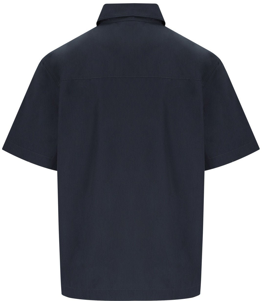 CARHARTT WIP S/S POSTAL ZIP SHIRT Blauw
