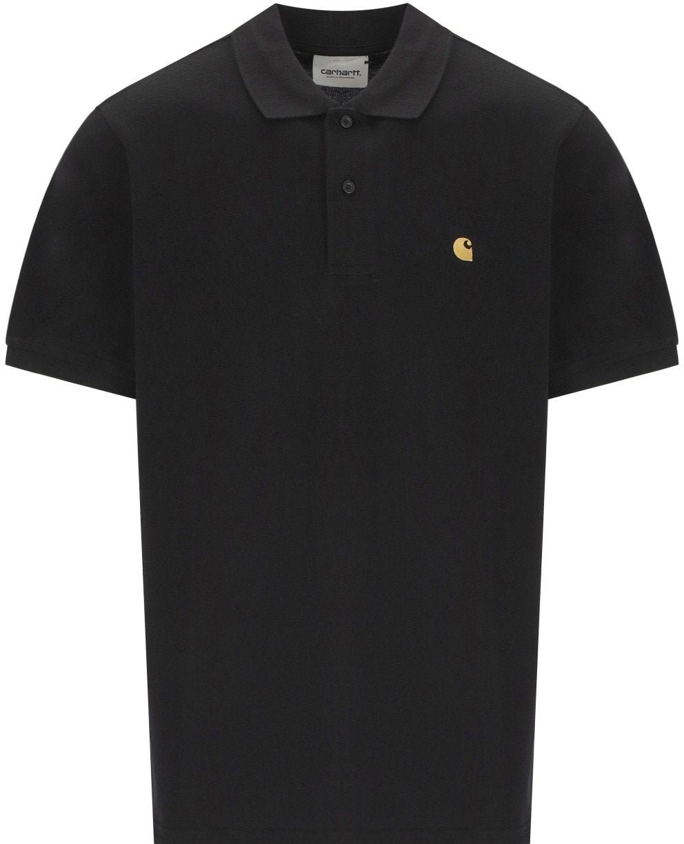 CARHARTT WIP S/S CHASE PIQUE POLO SHIRT Zwart