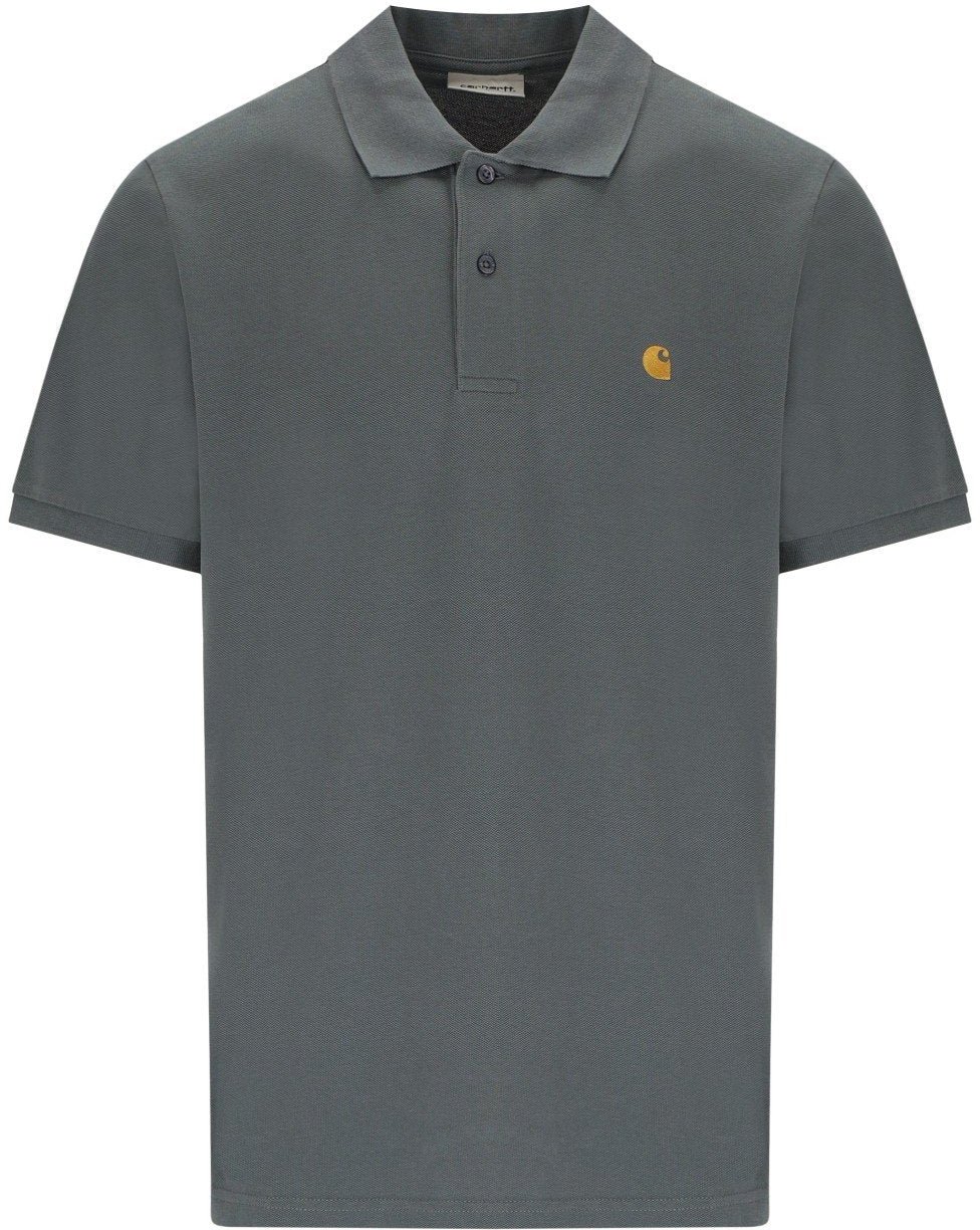 CARHARTT WIP S/S CHASE COZY POLO SHIRT Blauw