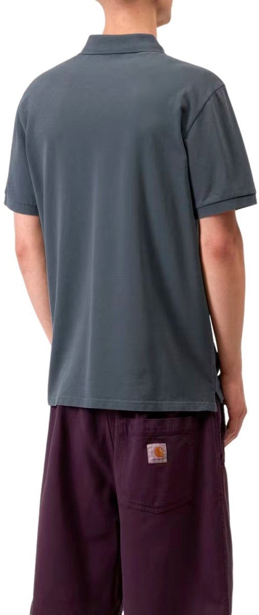 CARHARTT WIP S/S CHASE COZY POLO SHIRT Blauw