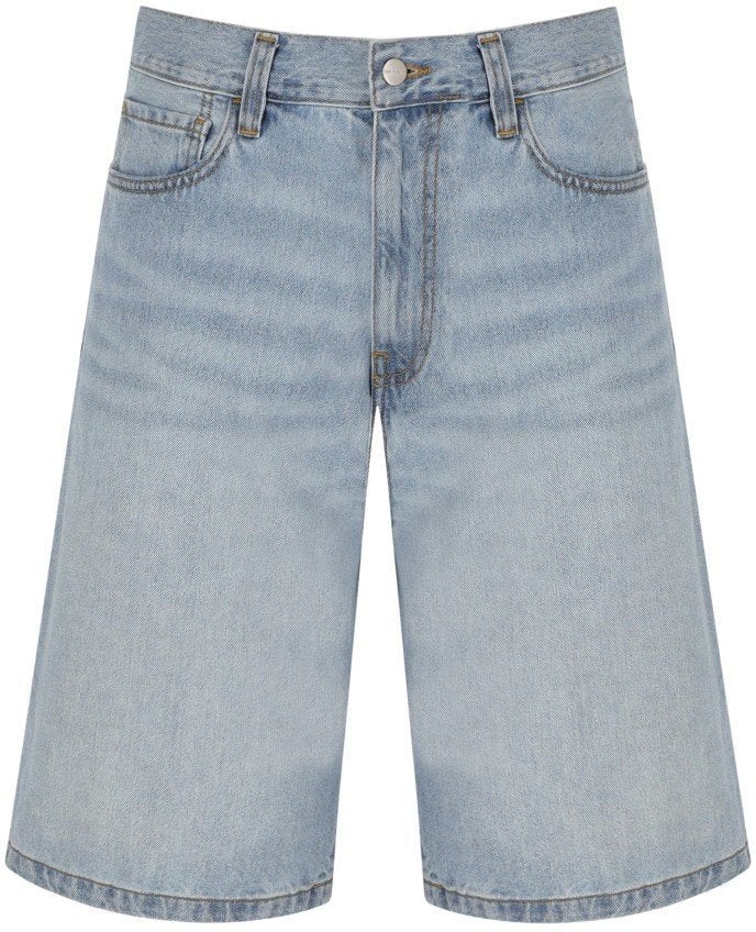 Carhartt CARHARTT WIP LANDON LIGHT BLUE BERMUDA SHORTS Lichtblauw