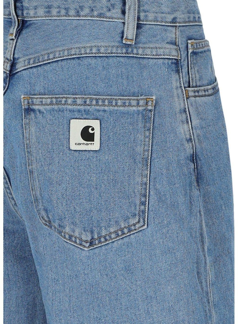 CARHARTT WIP W' BRANDON LIGHT BLUE BERMUDA SHORTS Lichtblauw